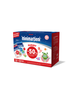 W Minimartieni Gummy cu Echinacea 60 jel + Gummy BoneActive cu  50% reducere