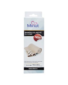 MINUT Bandaj elastic, 15cm x 4,5 m