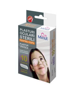 MINUT Plasturi pentru Ochi Copii, 10 buc