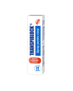 Spray pentru corp Transpiblock, 100 ml, Zdrovit