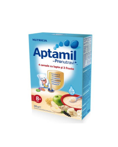 Aptamil 4 cereale si 3 fructe, 225g