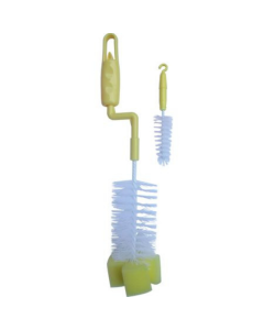 Primii Pasi R0550, Set Perii Curatat Biberon/Tetina  Galben