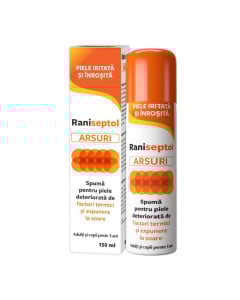 Raniseptol arsuri spuma, 150 ml