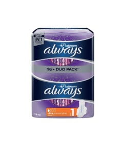 Absorbante Always Platinum Normal Duo, 16 bucati