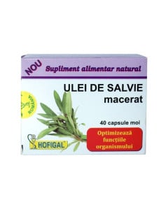 HOFIGAL Ulei salvie 0.5 g, 40 capsule moi