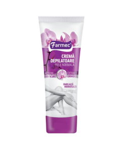 Farmec, Crema depilatoare normala, cu extract Orhidee, 150ml