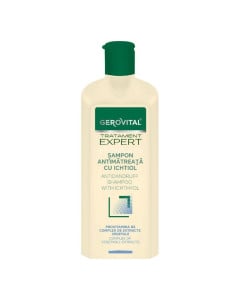 11500 Gerovital Tratament Expert Sampon antimatreata cu ichtiol, 250 ml