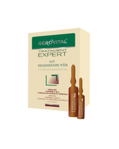 Gerovital Tratament Expert Kit regenerare par fiole