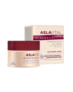 1560 ASLAVITAL Crema Antirid Cu Calciu, 50 ml