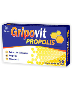 Gripovit Propolis, 56 capsule de supt