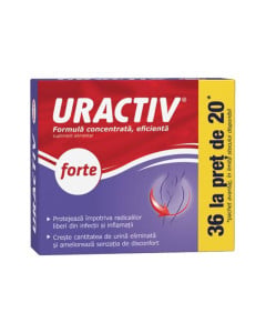 Uractiv forte, 36 capsule la pret de 20
