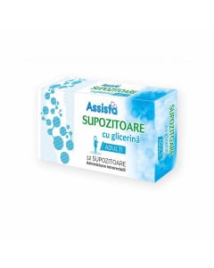 Assista Supozitoare cu glicerina adulti 2350 mg x 12