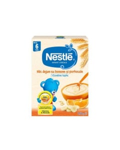 Cereale Nestle Mic Dejun cu banane si portocale, 250g, de la 6 luni