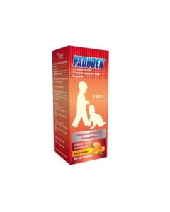 Paduden cu aroma de caise 20 mg/ml, 100 ml suspensie orala