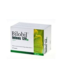 Bilobil intens 120 mg, 60 capsule, ajutor pentru memorie, concentrare
