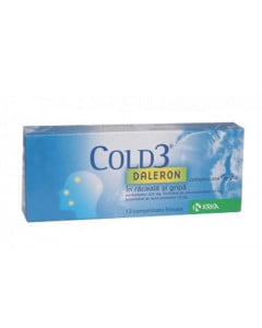 Daleron Cold 3, 12 comprimate filmate