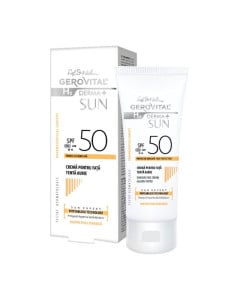 46780 GH3 Derma+ Sun - Crema fata SPF 50 tenta aurie, 50 ml