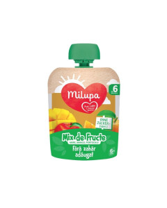 Milupa Piure de fructe mere, mango, portocale, 90g