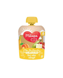Milupa Piure de fructe mere, pere, banana, caise, 90g