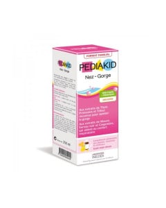 Pediakid Nez-Gorge sirop pentru raceala cu miere si lamaie (nas, gat), 250 ml