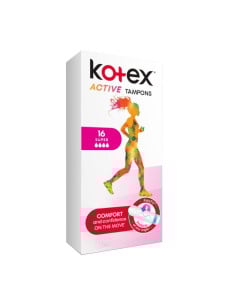 Kotex Tampoane interne Active Super, 16 bucati