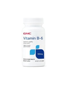 GNC Vitamin B6 100 mg, 100 tablete