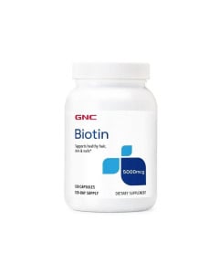 GNC Biotin 5000 mg, 120 capsule