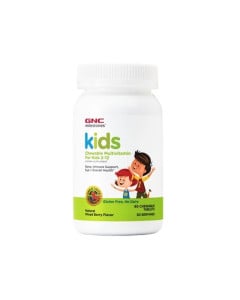 GNC Multivitamine Pentru Copii 2-12 Ani, cu Aroma Naturala de Fructe de Padure, 60 tablete
