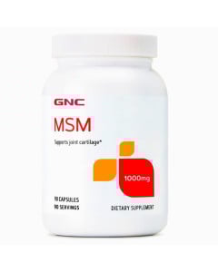 GNC MSM 1000 mg, pentru cartilaje sanatoase, 90 comprimate