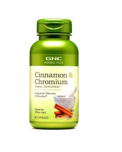 GNC, Scortioasa si crom, pentru metabolism, 60 capsule