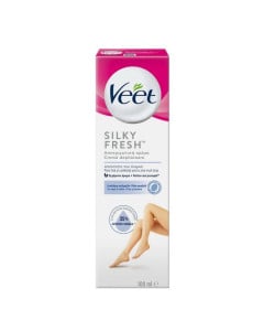 Veet crema depilatoare pentru piele sensibila cu Aloe Vera si vitamina E, 100 ml