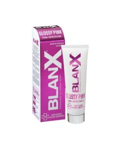 BLANX Pasta de dinti Pro Glossy Pink cu enzime, 75ml