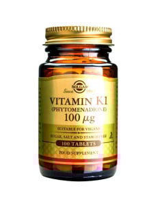 Solgar Vitamin K1 100 mcg, 100 tablete