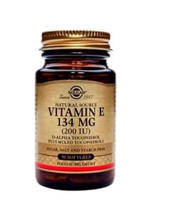 Solgar Vitamin E 134mg, 200 UI, 50 capsule 