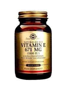 Solgar Vitamin E 1000 UI, 671 mg, 50 capsule gelate