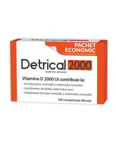 Detrical 2000 IU, 120 comprImate filmate