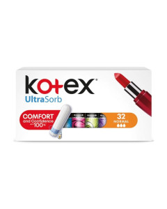 Kotex Tampoane interne Normal UltraSorb, 32 bucati