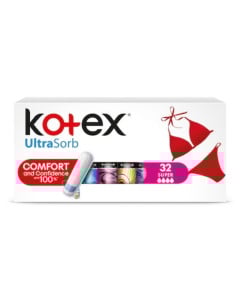 Kotex Tampoane interne Super UltraSorb, 32 bucati