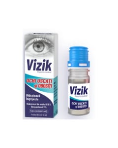 Zdrovit Vizik picaturi pentru ochi uscati si obositi, 10 ml