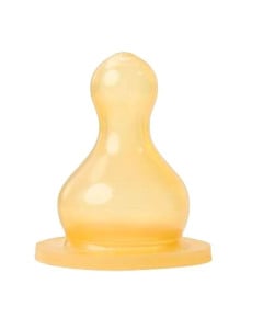 BabyN14302 Tetina latex rotunda lapte, 2 bucati