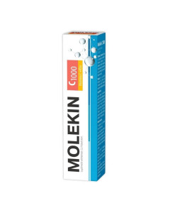 Zdrovit Molekin C 1000 Vitamina C + Zinc, 20 comprimate efervescente