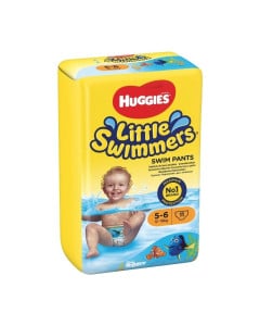 Huggies Nr. 5-6 Chilotei inot Little Swimmers 12-18kg, 11 bucati