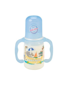 Baby Nova Biberon cu manere, PP fara bpa 46003, 125ml