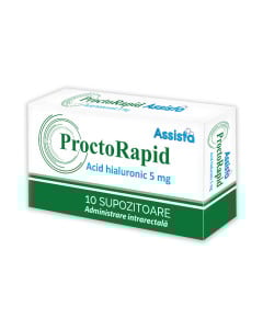 Assista ProctoRapid, 10 supozitoare