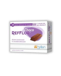 Refflor Choco, 10 tablete