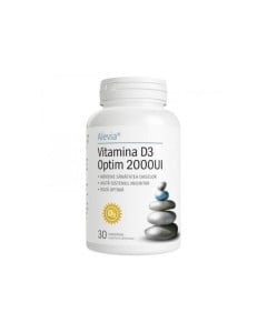 Alevia Vitamina D3 Optim 2000UI, 30 comprimate