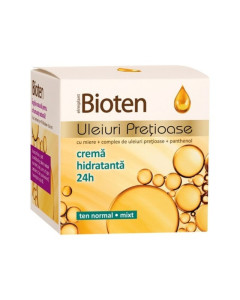 BIOTEN 24h Crema Hidratanta cu Uleiuri ten normal/mixt, 50 ml