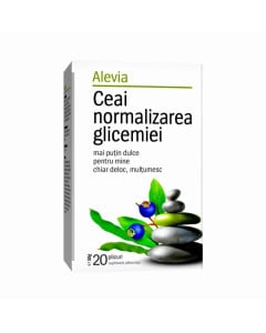 Ceai normalizarea glicemiei, 20 plicuri, Alevia