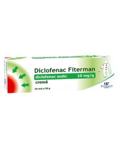 Diclofenac Fiterman 10 mg/g, 50 g crema