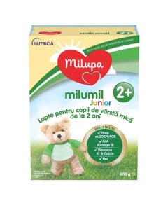 Lapte praf  Milupa Milumil Junior, 600 g, de la 2 ani